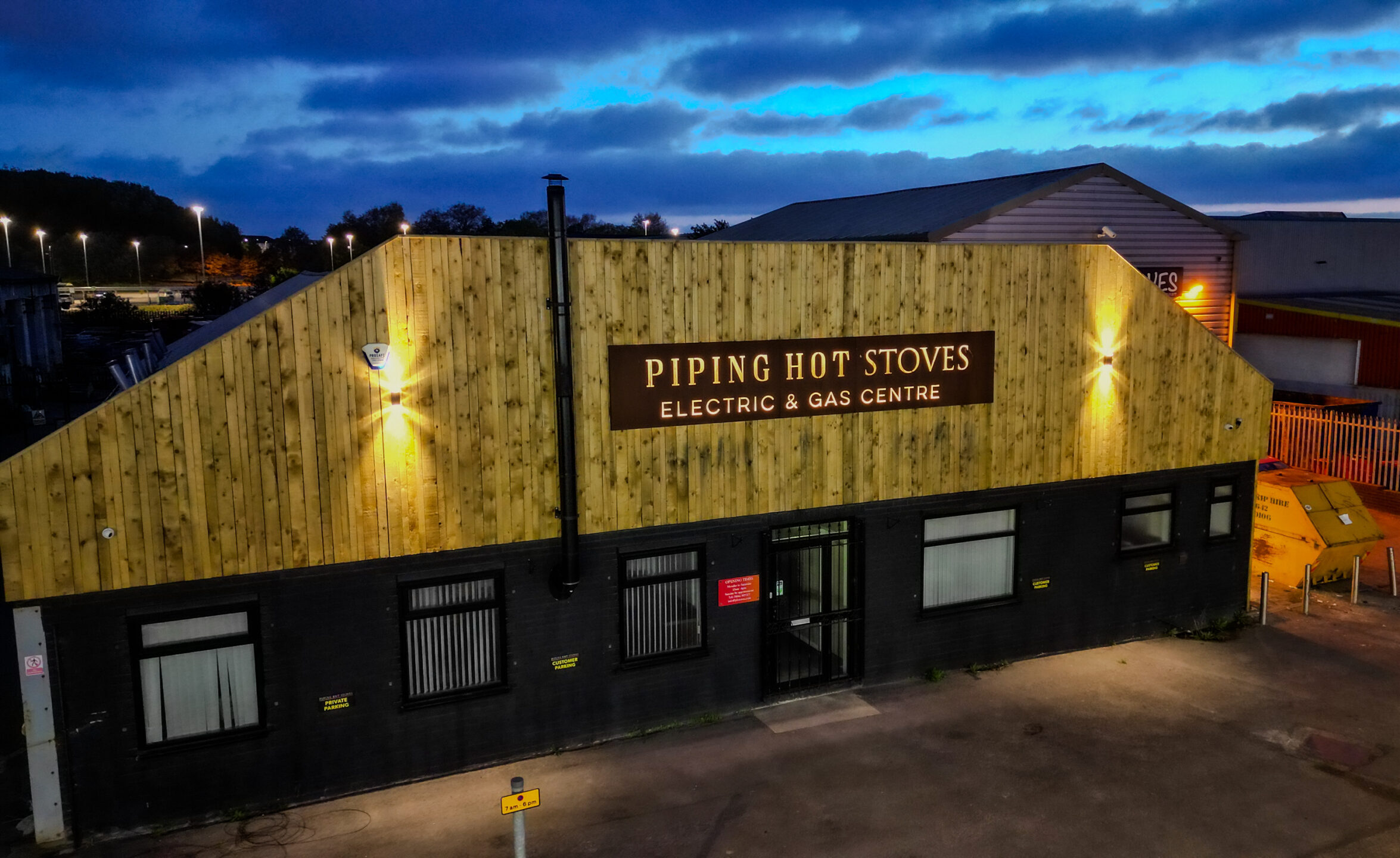 Outdoor Lighting & Sign